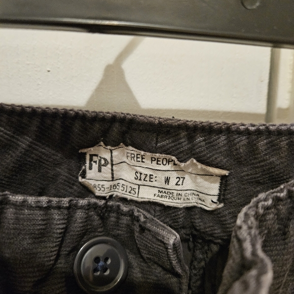 Free People Cargo Skinny Courdory Pants - Picture 6 of 6